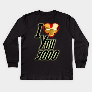 I Love You 3000 Kids Long Sleeve T-Shirt